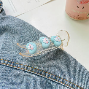 Jepit Rambut Karakter 8.3cm Model Ikan untuk Cepol Sanggul Fish Style Ponytail Hair Clips HFS002