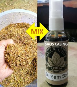 Daun Talas Beneng Mix Saos Casing Samsu Ukuran 1Kg sampai 50gr