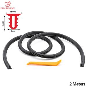 BC Car Dashboard Sealing Strips Stickers Console Sound Insulation Dustproof Rubber Strip Auto Universal Interior Accessories