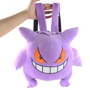 Pokemon Backpack Plush Snorlax Eevee Mimikyu Mewtwo Gengar Kawaii Bag Soft Schoolbag Childrens Day Gift
