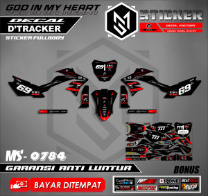 DECAL DTRACKER FULLBODY / CRF 150L KLX WR GORDON FULLBODYY FREE CUSTOM
