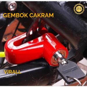 Gembok Motor Cakram Kunci Pengaman Motor Anti Maling