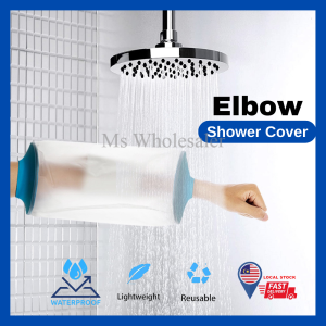 LOCAL STOCK Cast Cover for Shower Elbow Bath Shower Waterproof Cover Upper Arm Wound Injury Reusable Shower Case Cover Protector Keep Wound Bandage Dry Watertight Seal