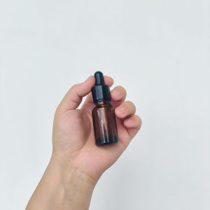 10-200ml Amber Glass Bottle Dropper Reagent Liquid Pipette Bottle With Round Head Rubber Dropper