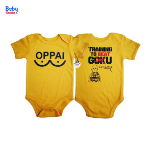 Áo liền quần cho bé PH One Punch Man Oppai Saitama Anime áo liền quần cho bé 0-12 tháng tuổi chất liệu cotton dành cho bé trai.