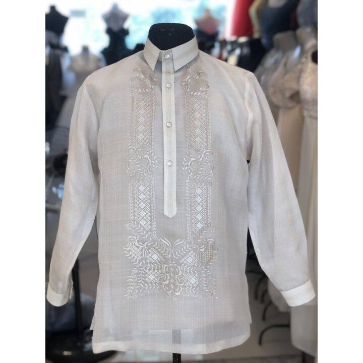 piña cocoon barong tagalog ( father of the groom, groomsmen, ninong ...