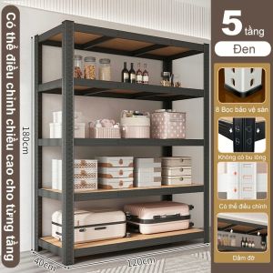 MIKI Kệ sắt v lỗ đa năng 345 tầng 90x40x180cm Kích thước khác nhau có sẵn