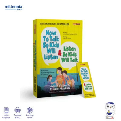 Buku How To Talk So Kids Will Listen & Listen So Kids Will Talk Panduan Parenting Bebas Frustasi - Adele Faber dan Elaine Mashlish - Renebook - Millennia