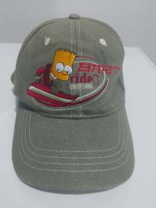 Gray baseball cap The Simpsons Bart Simpson Cap