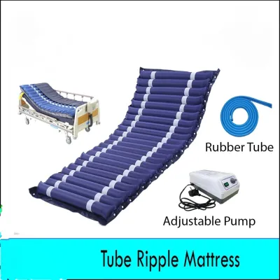 Anti-Decubitus Tube Ripple Mattress With Adjustable Pump Bedsore Prevention