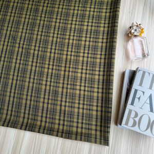 Kain Kotak Kotak Tartan Bahan Semiwoll / Bahan Blazer Semiwool