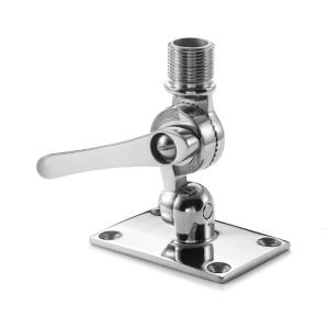 Marine VHF Mounts 180 Degree Adjustment Base VHF Mount Hardware for BoatShip