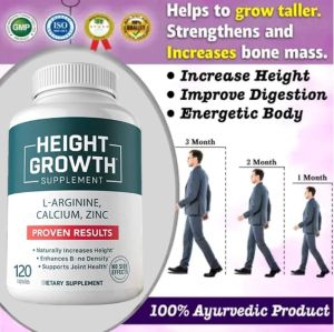 Height Enhancer Booster Vitamin Pills Calcium Promote bone development&increase heightincrease Body Growth 60 Capsules