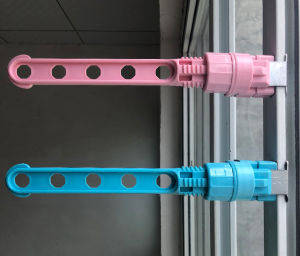 《SG Stock》Extendable window door clothes rack clothes hanger snap-in travel accessories multipurpose laundry drying rack