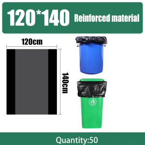 Garbage Bag Large- Set of 50 PCS/100 PCS Black Disposable High Quality Convenient Large/Middle/Small Size Trash Bags