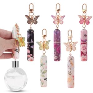 IFFINE Empty Mini Perfume Bottle Refillable 5ml Spray Atomizer Bottle Portable Empty Cosmetic Containers