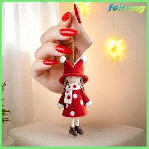 【feitong】🚕🚕【HOT SALE】 16ชิ้นการออกแบบคลาสสิกสีแดงและสีขาวที่มีคุณภาพสูงตกแต่งตุ๊กตาสาวคริสต์มาสตกแต่งต้นคริสต์มาสของตกแต่งบ้านงานปาร์ตี้สำหรับคริสต์มาส
