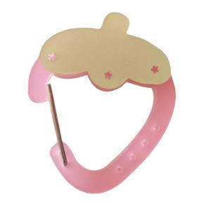 Eye Catching Strawberry Design Carabiner Lightweight And Sturdy Suitable For Climbing Trekking And Camping