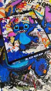 [SG Seller]Stitch Puzzle  Puzzle 1000 Pieces Childrens Puzzle Stress Relief Toy Childrens Birthday Gift Cartoon Puzzle