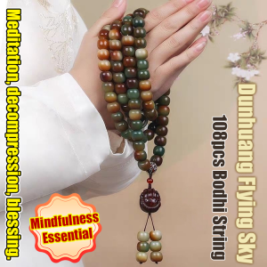 Bodhi Root Buddha Bead Hand String Bracelet Necklace Rosary Prayer Beaded Bracelets