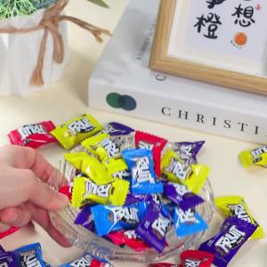 【FRUIT】Cross-Border Vitamin C Concentrated Juice Fruit Hard Candy Fresh Breath Reception Individually Packaged Bulk