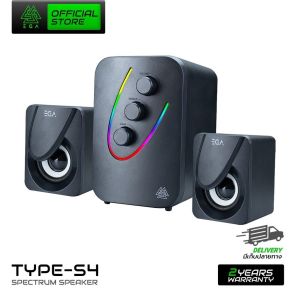 ✅แท้100% EGA TYPE S4 Speaker Gaming 2.1 CH RGB lighting ลำโพง เกมมิ่ง  ไฟ RGB ลำโพงต่อคอม มือถือ