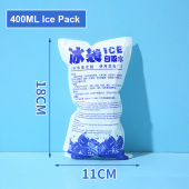 Self-priming Ice Pack Reusable Gel Ice Pack for Cooler Box Ice Sports Injury/Keep Cool Drinks/Refrigerate Food Keep Fresh