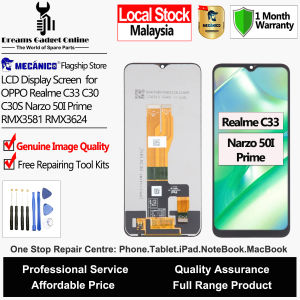 LCD Display Touch Screen Digitizer Full Set OPPO Realme C33 C30 C30S Narzo 50I Prime RMX3581 RMX3624