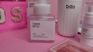 Silkfly Chenille Letter Clear Medicine Bags Makeup Meds Bag Travel First Aid Bag Nylon PVC Waterproof Zipper Tote Pouch with Handle for Women(Classic)