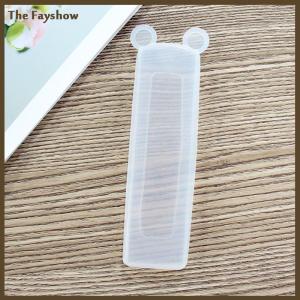 [The Fayshow] Silicone Remote Control Protective Cover Air Condition TV Remote Control Waterproof Case Bear Ear Fluorescence Dustproof Cover