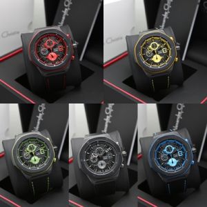 (BISA COD) Jam Tangan Pria Alexandre Christie AC 6600 AC6600 Carbon Original Garansi Resmi 1 Tahun - Tali Kulit