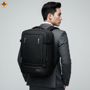 Balo Du Lịch Phượt Nhiều Ngăn Xbags Leader Pro XB2010 Màu Đen Mở Gập 180 Độ Phom Đứng Cứng Cáp Tiện Dụng Chống Sốc Đựng Laptop 17 Inch Hiện Đại Sang Trọng!