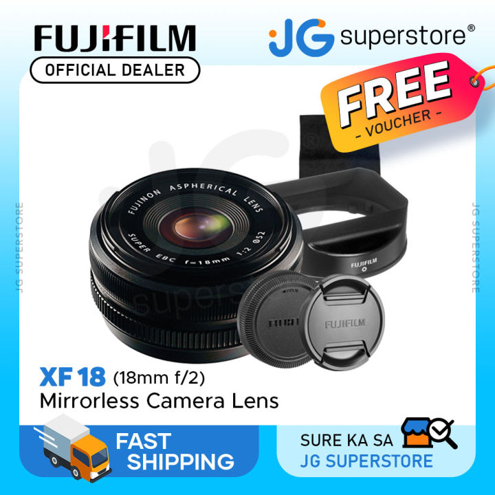Fujifilm Fujinon XF 18mm f/2 R X-Mount Mirrorless Camera Lens JG