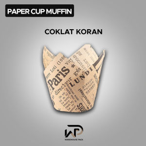 (50 Pcs) Paper Cup Muffin | Alas Bolu Kukus | Kertas Minyak Muffin | Kertas Cupcake Muffin