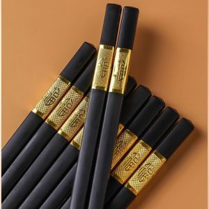 Gold Chopsticks Classic Series Anti-Bacteria Alloy Chopsticks 经典合金筷子Penyepit Cina