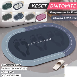( BISA COD ) PROMO KESET DIATOMITE BUNDAR / KESET BATU KAMAR MANDI / KESET KAMAR MANDI / KESET KAK ANTI BAU ANTI BAKTERI / KESET KAKI ANTI AIR / KESET BUNDAR MOTIF RANDOM