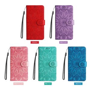 For Xiaomi Redmi Note 14 13 12 11 10 Pro Plus / Note 14 13 12 10 5G / Note 14S 12S 11S 10S Phone Case Sunny Flower Magnetic Leather Wallet Card Slot Fashion Flip Cover Casing