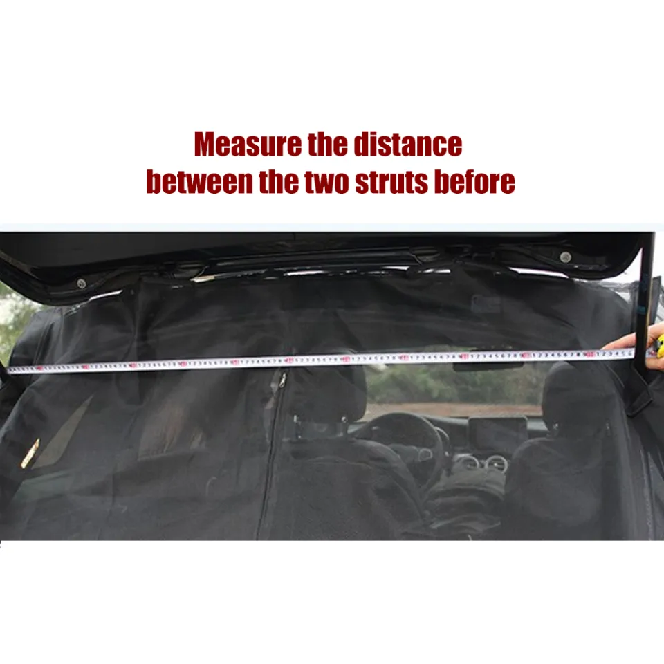 Car Tailgate Mosquito Net,sunshade Screen Magnetic Mount Anti-flying Net  For Camping Self-drive