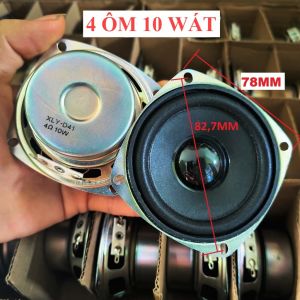 Sỉ 1 cái - 2 cái Loa Toàn Dải 4 ôm 10W đường kính 78mm Chế loa nghe nhạc hay hơn củ Loa vi tính lõi từ bọc kín như kiểu loa sub