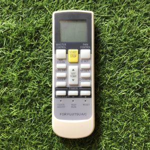 Điều khiển điều hòa Fujitsu mặt đen - REMOTE Điều khiển điều hòa Fujitsu mặt đen - ĐẦU BẤM Điều khiển điều hòa Fujitsu mặt đen - TẶNG KÈM PIN