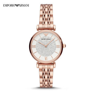 Emporio Armani Watch Womens All Sky Star Series Quartz Fashion Diamonds Womens Watch Rose Gold Gift for Girlfriend AR11244