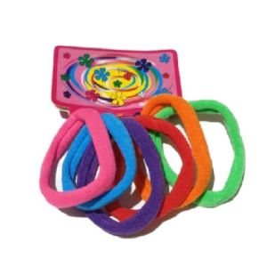 6pcs Ikat Rambut KOREA DONAT LARGE JUMBO Karet Rambut Set Gelang Rambut Hair Ties