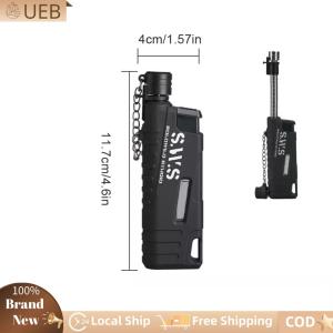 [Ueb Flagship Shop]Portable Retractable light-er Windproof Outdoor Barbecue Gas light-er Waterproof Telescopic light-er for Travel Camping
