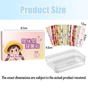 10pcs 3D Shaping Nose Wing Tape Adjustable Cut Nose Wing Reduction Shaping Nose Strip Beauty Tools
