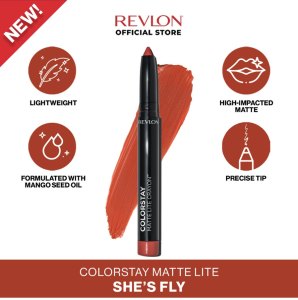 Revlon Colorstay Matte Lite Crayon (Full-Coverage Matte Lip Color Crayon)