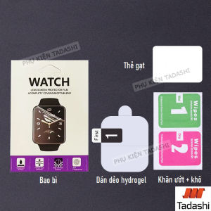 Miếng Dán Dẻo Hydrogel Apple Watch Chống Trầy Xước Series 8/ 7/ SE/ 6/ 5/ 4 Apple Watch Ultra | Size 40/ 41/ 44/ 45/ 49mm PPF Bảo Vệ Màn Hình.