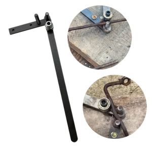 COUPLECOL Heavy-duty Metal Manual Steel Bar Bending Tool Multi Angle Bending 1-10 mm Capacity Steel Bar Bending Tool Industrial Grade Small Scale Heavy-duty Metal Wire Bending Tool Construction Projects