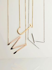 Kalung Nama Huruf Titanium Anti Karat