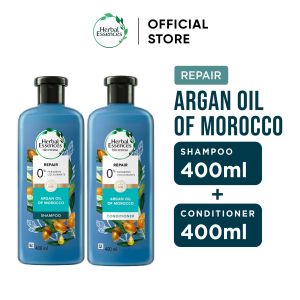 Herbal Essences Shampoo and Conditioner Repair Argan Oil of Morocco Hair Care 400ml Bundle