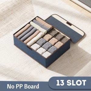 SAVE Foldable Panties Bra Socks Underwear Storage Box With Cover Closet Organizer Drawer Lingerie Wardrobe Organiser 收纳箱 ST07